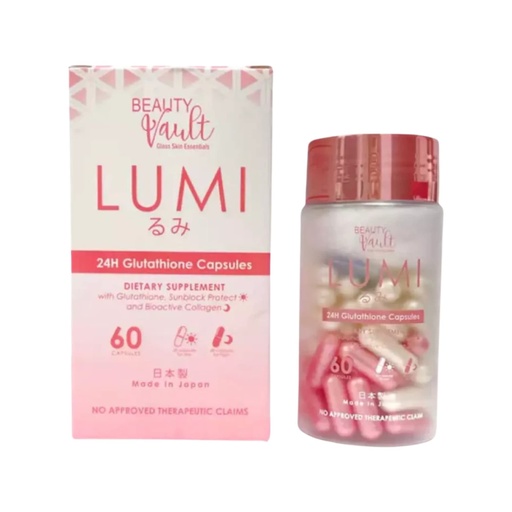 [Stora:Lu-60.00779] Lumi 24H Glutathione Capsules - Beauty Vault