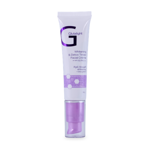 [Stora:Wh-10.01326] Tinted Facial Creme Whitening and Detox with Spf 45  - Glutalight 