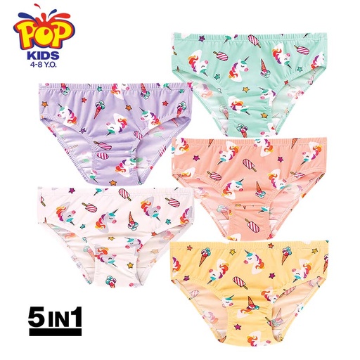 [Stora:Sh-Sm.XL.Me.La.01389] Yasmin 5in1 Brief - Pop Kids