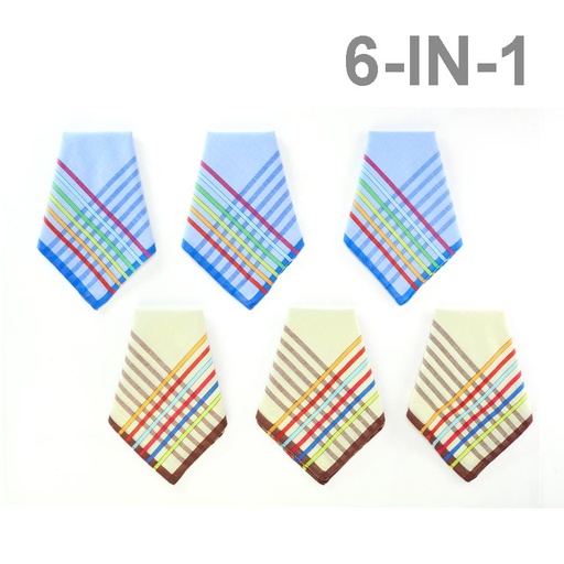 [Stora:JE-03484] JE202 6in1 Hankerchief-  Natasha