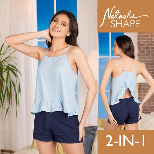 Enchantress Ladies' 2-in-1 Shorty Pj Set - Natasha Shape