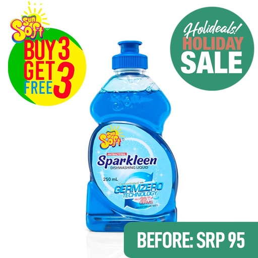 Sparkleen Antibac Dishwashing Liquid - Sunsoft