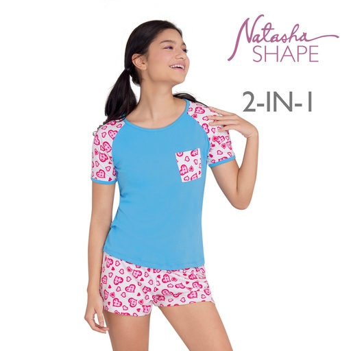 Fenesy Teens 2in1 Top & Shorts - Natasha Shape