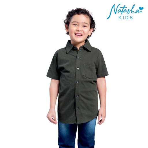 Canuv Kid's Boys Fatigue Button Down Shirt
Shortsleeves Polo - Natasha Kids