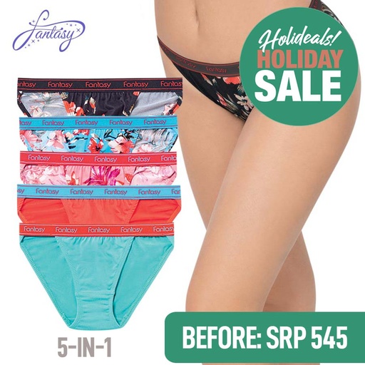 Shiva Ladies' 5 In 1 Tangga Panty - Fantasy