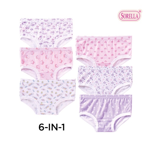Nyra Kid's 6in1 Panty - Sorella
