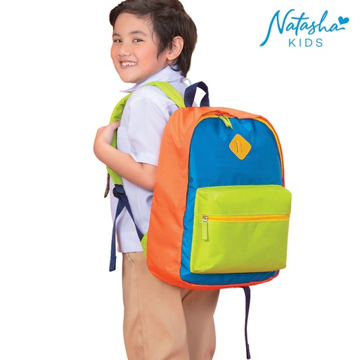 [Stora:Fa-02447] Fajaris Kid's Boys Multicolor Backpack School Bag - Natasha Kids