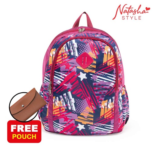 [Stora:Ly-04434] Lynrise Ladies Backpack School Bag - Natasha Style