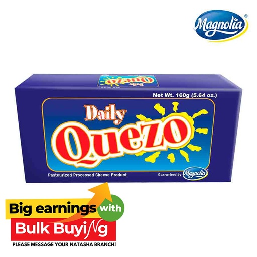 Daily Quezo Pasteurized Processed
Cheese Product - Magnolia 