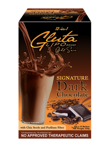 [Stora:Go-02915] Gold Series Signature Dark Chocolate - Gluta Lipo