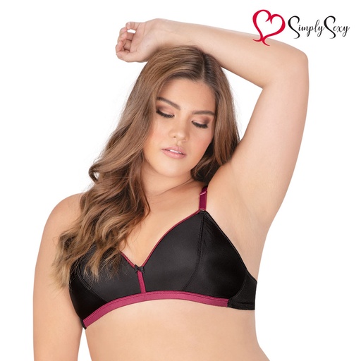 Debby Ladies' Plus Non-wire Soft Cup Bra - Simply Sexy