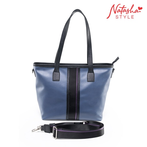 [Stora:Ja-03499] Jadaria Ladies' Blue Casual Office Tote Sling Bag - Natasha Style