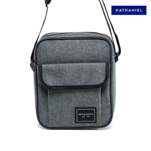 Chujiro Men's Acid Gray Casual Crossbody Sling Bag - Nathaniel