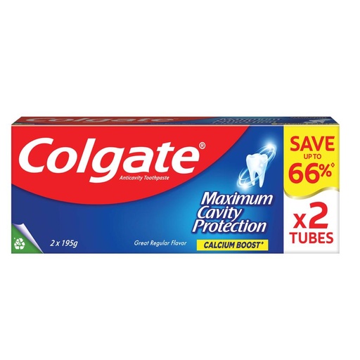 Maximum Cavity Protection Regular Toothpaste Value Pack - Colgate