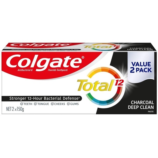 [Stora:To-06224] Total Charcoal Deep Clean Toothpaste
Value Pack - Colgate