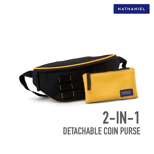 Blaze Men's Black Mustard 2-in-1 Fannypack
Coinpurse - Nathaniel