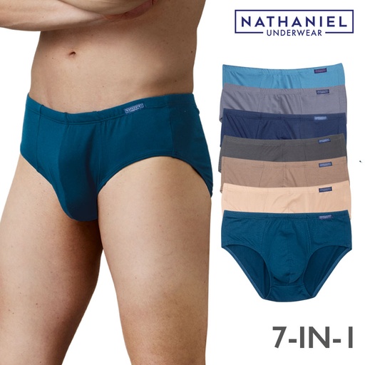 Haroldjames Men's Multicolor 7-in-1 Plain Brief - Nathaniel