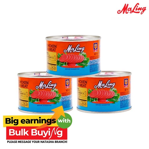 [Stora:Ch-01325] Chicken Luncheon Meat Pack of 3- Maling