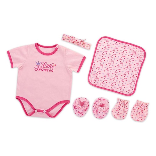 [Stora:In-03335] Polly Infant Shirts
5-in-1 Infant Girls Gift Set - Natasha