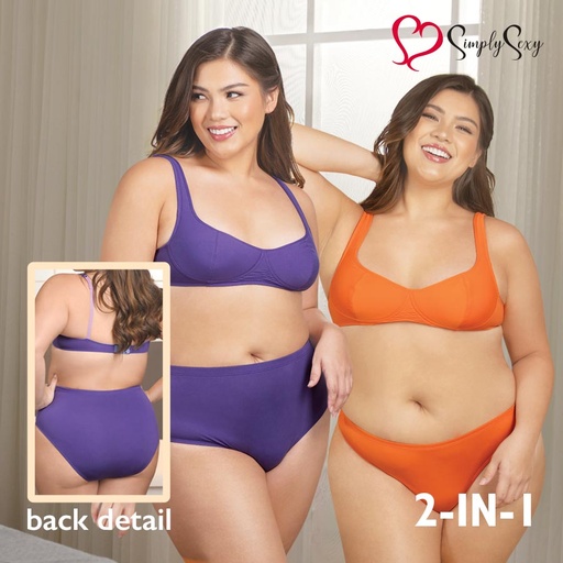 Celiarose Plus 2 In 1 Non-wire Soft Cup Bra - Simply Sexy