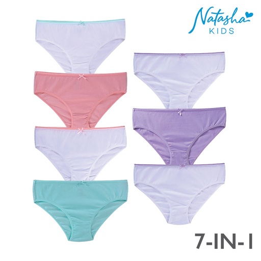 Ameliarose Girl's 7-in-1 Bikini Panty - Natasha Kids