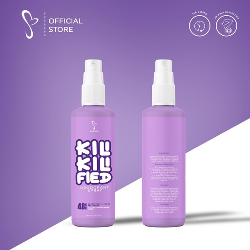 [Stora:Ki-60.00729] Kilikilified Deodorant Spray - Saskin