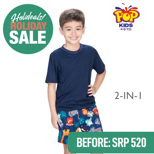 Pablo Boys' 2-in-1 Shirt&shorts - Pop Kids