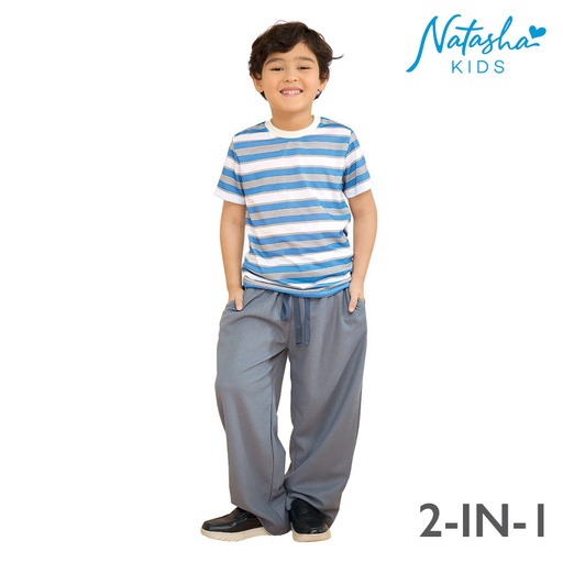 Hevaler Kid's Boys 2-in-1 Roundneck - Natasha Kids