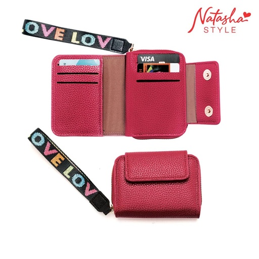 [Stora:Ba-00051] Belmera Ladies' Bi-fold Coinpurse Wallet - Natasha Style