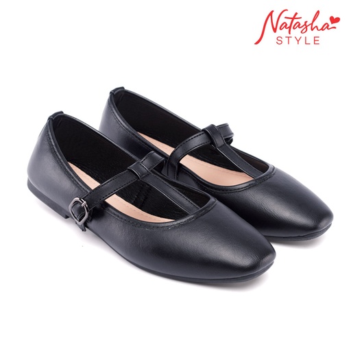 [Stora:Ac-6.8.5.7.9.00111] Ladonna Ladies Black Shoes - Natasha Style