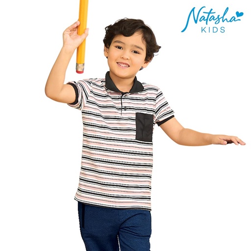 [Stora:Be-S.M.L.XL.00186] Handell Kid's Boys Polo Shirt - Natasha Kids