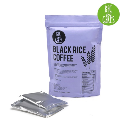 [Stora:Bl-Vi.21.Be.00216] Black Rice Coffee - Bec & Geri's