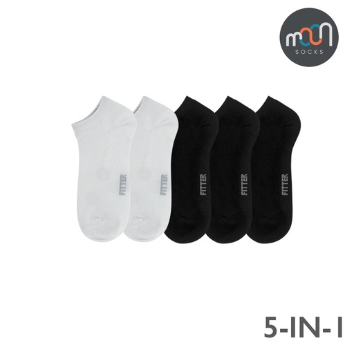 [Stora:Ye-00304] Yerazig Ladies 5in1 Ankle Sock - Moon Socks