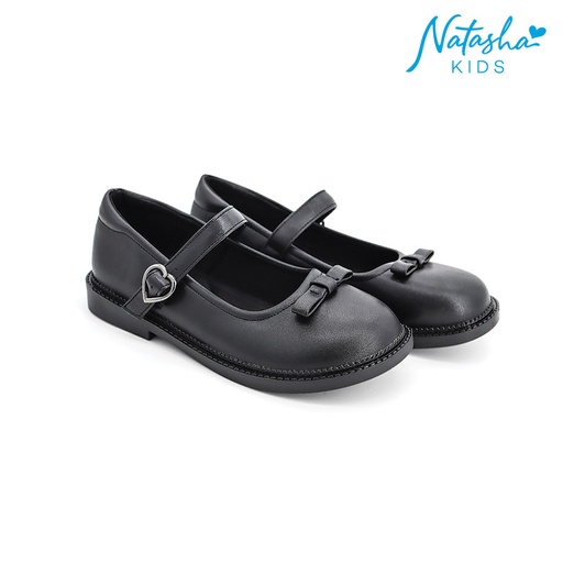 [Stora:Gr-10.12.14.16.9.11.13.15.Na.00305] Clementine Kids Black School Shoes - Natasha Kids