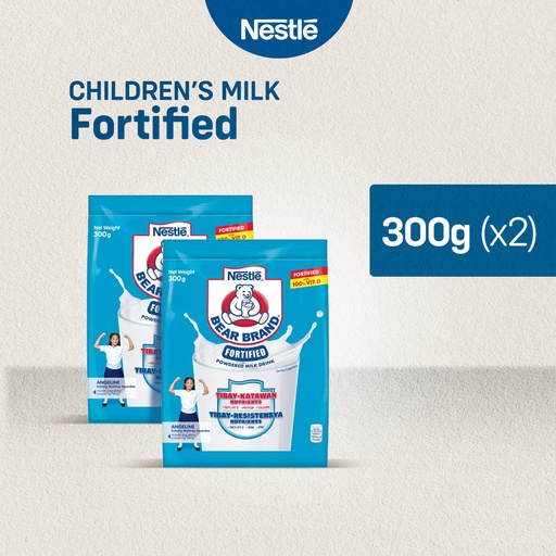 [Stora:Pa-30.Ne.2 .00347] Pack of 2 Bear Brand Fortified - Nestle