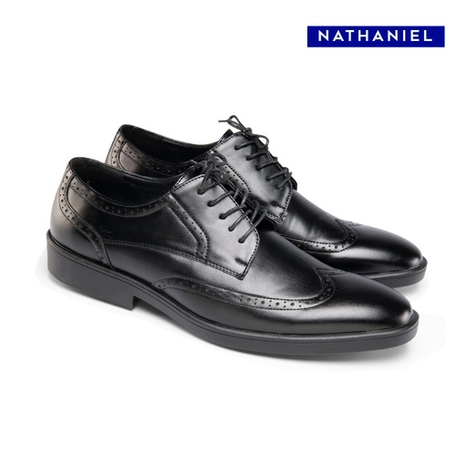 [Stora:Al-6.8.10.5.7.9.Bl.00391] Adler Men's Black School Shoes - Nathaniel