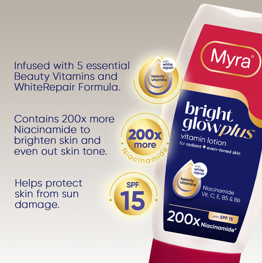 [Stora:Br-My.20.50.10.00412] Bright Glow PLUS Vitamin Lotion - Myra