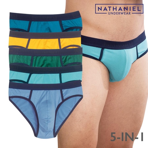 [Stora:Ab-Sm.XL.Me.La.00500] Jeremyallen 5in1 Bikini Brief - Nathaniel
