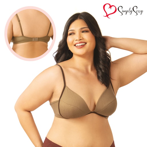 [Stora:Af-38.38.40.40.42.42.00501] Ameliajane Plus Size Soft Cup Bra - Simply Sexy