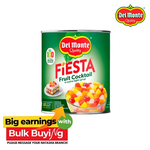 [Stora:Fr-83.3,.43.De.00521] Fruit Cocktail in Extra Light Syrup - Del Monte