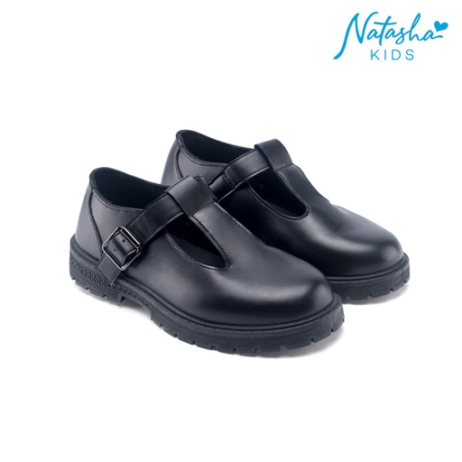 [Stora:Sh-2.4.1.3.Na.00530] Shellista Kid's Girls Black Shoes - Natasha Kids
