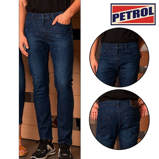 [Stora:Ka-30.31.32.33.34.28.29.00637] Kaide Men's Denim Pants - Petrol