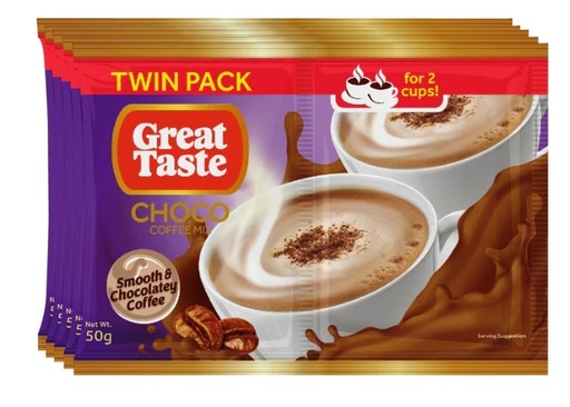 [Stora: C-Gr.Gr.00703]  Choco Coffee Mix Twin Pack - Great Taste