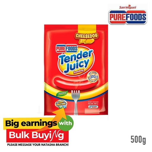 [Stora:Ho-Ju.Cl.Co.Te.1 .50.25.00805] Hotdog Cheesedog - Tender Juicy