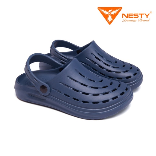 [Stora:Ne-5.6/.8/.Na.Na.Ne.00833] Neo Unisex Navy Blue Slip-on Sandals - Nesty