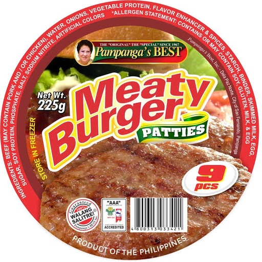 [Stora:Ha-22.Pa.01040] Hamburger Patties - Pampanga's Best