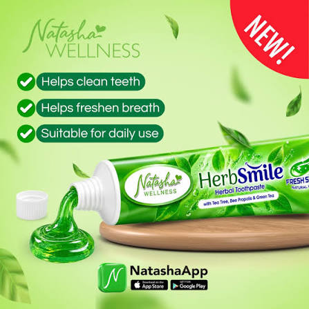 [Stora:He-15.Na.01047] Herbsmile Toothpaste - Natasha Wellness