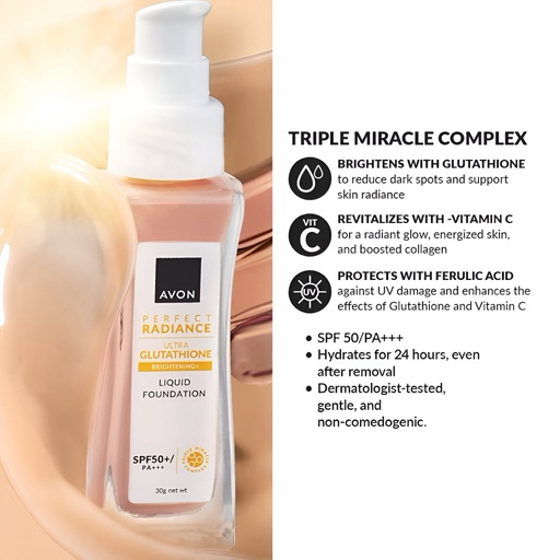 Perfect Radiance Liquid Foundation - Avon