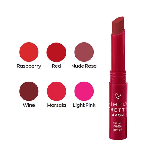 [Stora:Co-Li.Wi.Nu.Ma.00504] Cotton Matte Lipstick - Simply Pretty